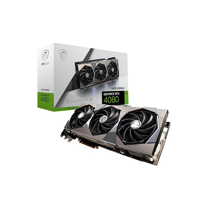 MSI GeForce RTX 4080 16GB SUPRIM X Graphics Card - Multitech Computers ...