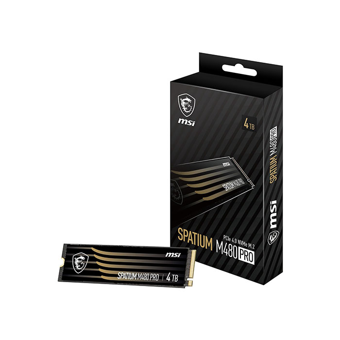 MSI Spatium M480 PRO 4TB PCIe 4.0 NVMe M.2
